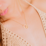 Esme - Classic Hoop Necklace — bringing modern charm to your space. Esme - Classic Hoop Necklace — bringing modern charm to your space.