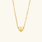 Juliette - Heart Initial Gold Necklace — crafted for everyday quality. Juliette - Heart Initial Gold Necklace — crafted for everyday quality.