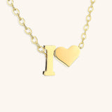 Mallory - Love Initial Letter Necklace — bringing modern charm to your space. Mallory - Love Initial Letter Necklace — bringing modern charm to your space.