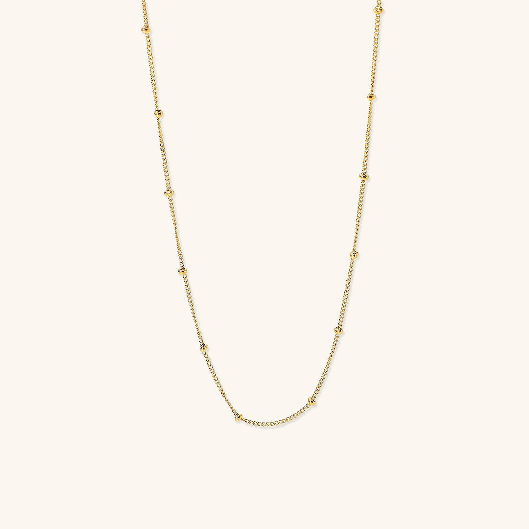 Ella - Gold Bead Chain Necklace — perfect for those who value comfort and design. Ella - Gold Bead Chain Necklace — perfect for those who value comfort and design.
