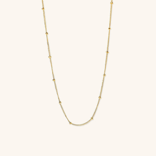 Ella - Gold Bead Chain Necklace — perfect for those who value comfort and design.