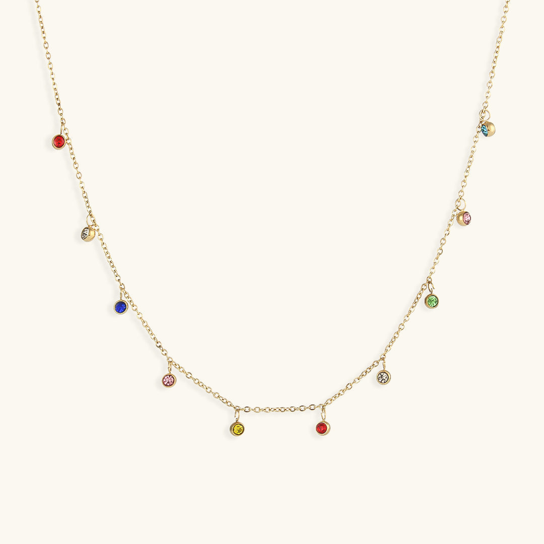 Colette - Gemstone Chain Necklace — bringing modern charm to your space. Colette - Gemstone Chain Necklace — bringing modern charm to your space.