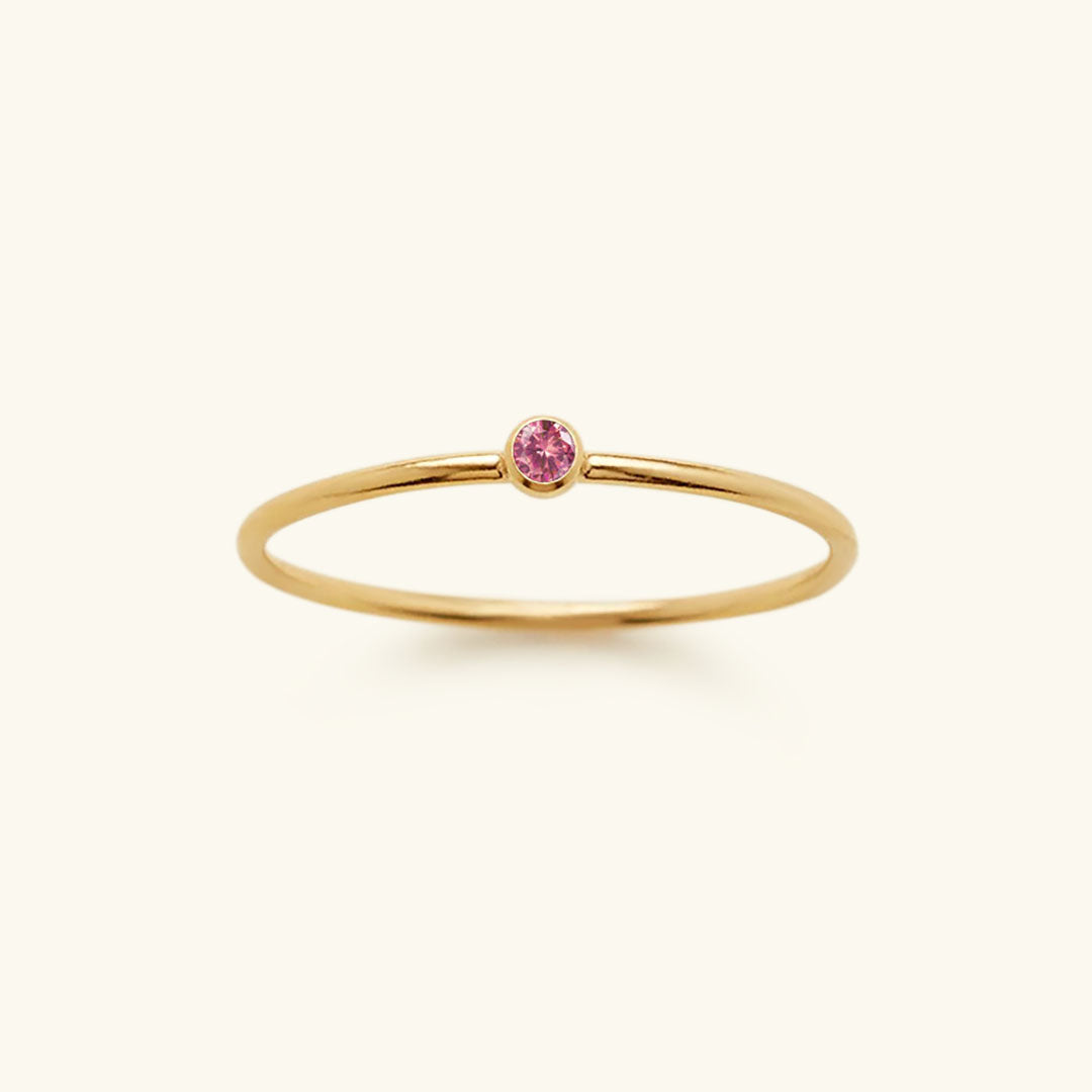 Briony - Birthstone Stacker Ring — made with care and attention to detail. Briony - Birthstone Stacker Ring — made with care and attention to detail.