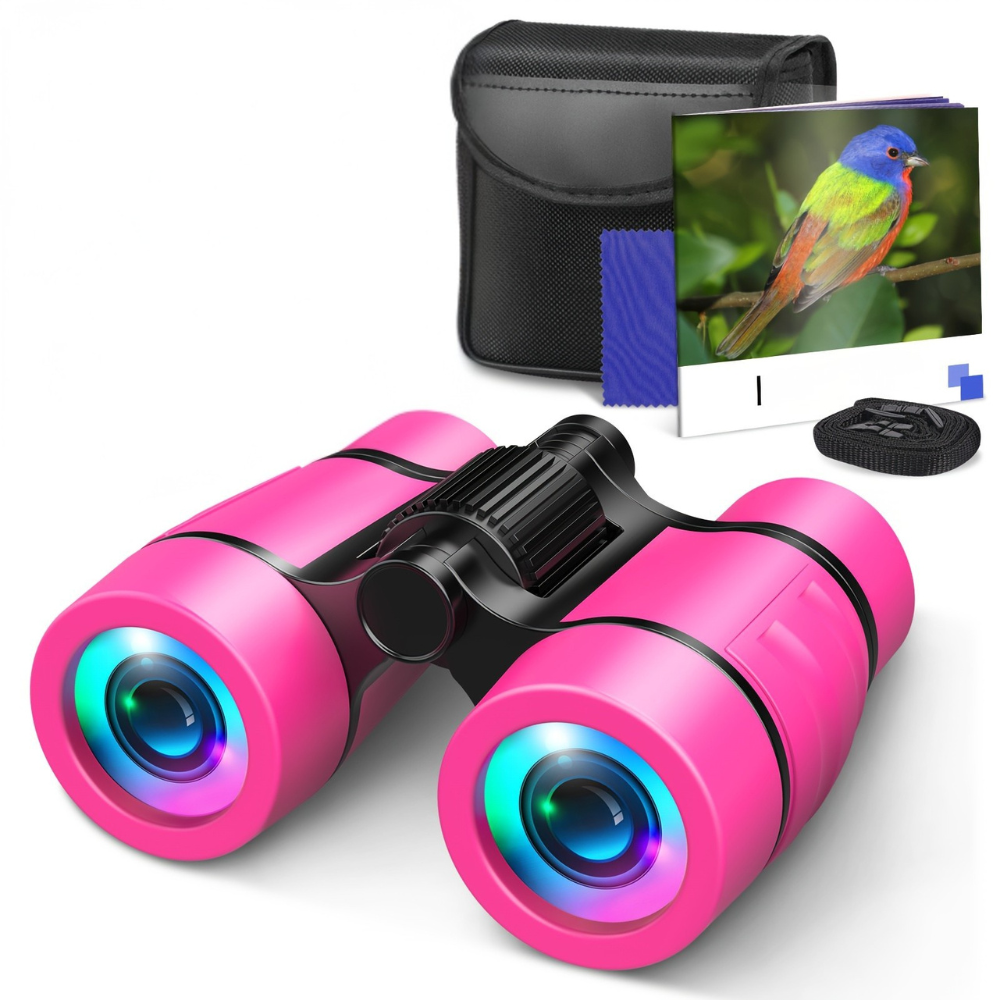 Fernglas-Set für Kinder, Outdoor-Abenteuer, Lernspielzeug, kompakt