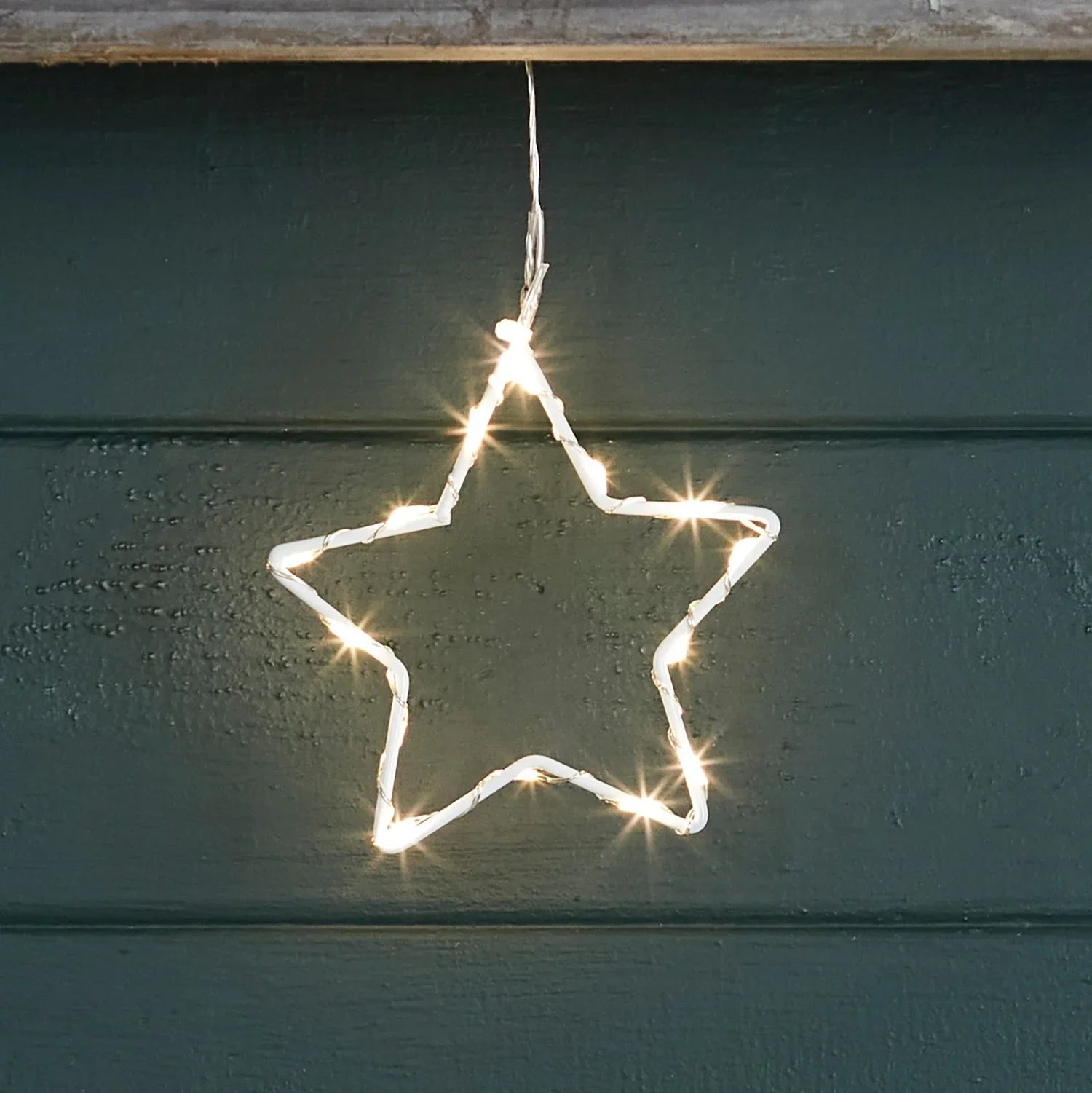LED Stern Lichterkette - Weihnachtsdekoration - Innen und Außen