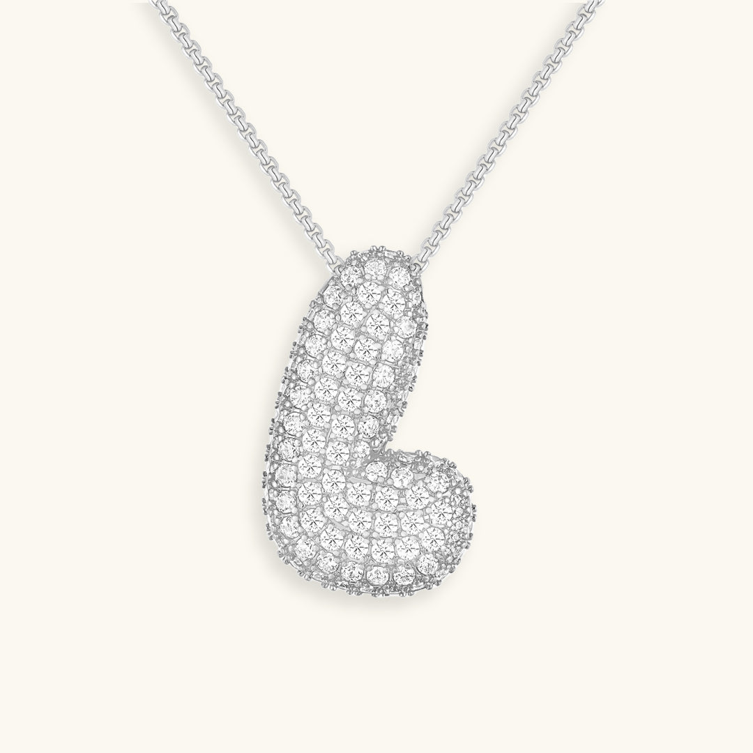 Esme - Bubble Initial Diamond Necklace — designed to inspire your lifestyle. Esme - Bubble Initial Diamond Necklace — designed to inspire your lifestyle.