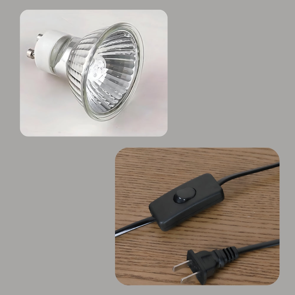 Lampe chauffe-bougie nordique Luma avec variateur réglable pour la décoration intérieure