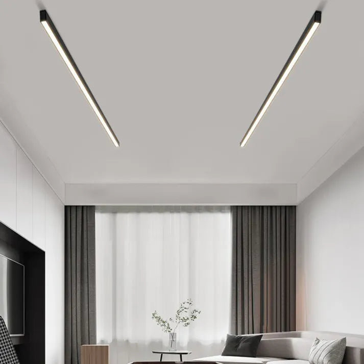 Plafonnier LED moderne | Luminaire linéaire encastré pour la maison