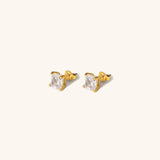 Jocelyn - Solitaire Gold Earrings — crafted for everyday quality. Jocelyn - Solitaire Gold Earrings — crafted for everyday quality.