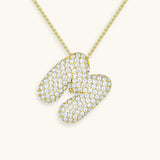 Esme - Bubble Initial Diamond Necklace — designed to inspire your lifestyle. Esme - Bubble Initial Diamond Necklace — designed to inspire your lifestyle.