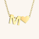 Mallory - Love Initial Letter Necklace — bringing modern charm to your space. Mallory - Love Initial Letter Necklace — bringing modern charm to your space.