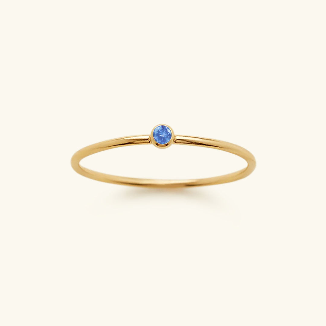 Briony - Birthstone Stacker Ring — made with care and attention to detail. Briony - Birthstone Stacker Ring — made with care and attention to detail.