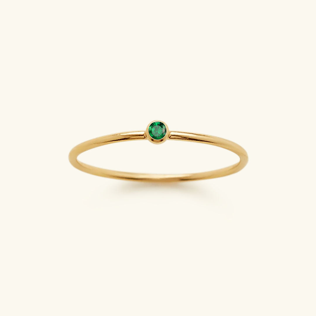 Briony - Birthstone Stacker Ring — made with care and attention to detail. Briony - Birthstone Stacker Ring — made with care and attention to detail.