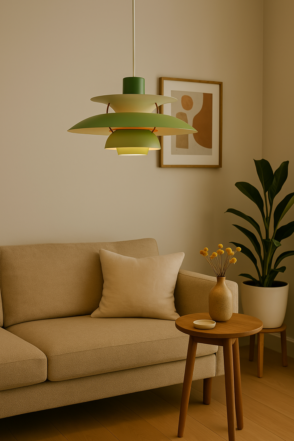 Zeitgemäße LED Deckenlampe rund – Dimmbar & Dauerhaft – Stilvolle Beleuchtung für Wohnzimmer, Esszimmer & Büro
