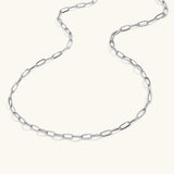 Leonie - Classic Paperclip Chain Necklace — made with care and attention to detail. Leonie - Classic Paperclip Chain Necklace — made with care and attention to detail.