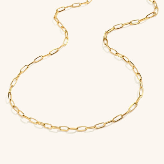 Leonie - Classic Paperclip Chain Necklace — made with care and attention to detail.