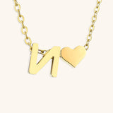 Mallory - Love Initial Letter Necklace — bringing modern charm to your space. Mallory - Love Initial Letter Necklace — bringing modern charm to your space.