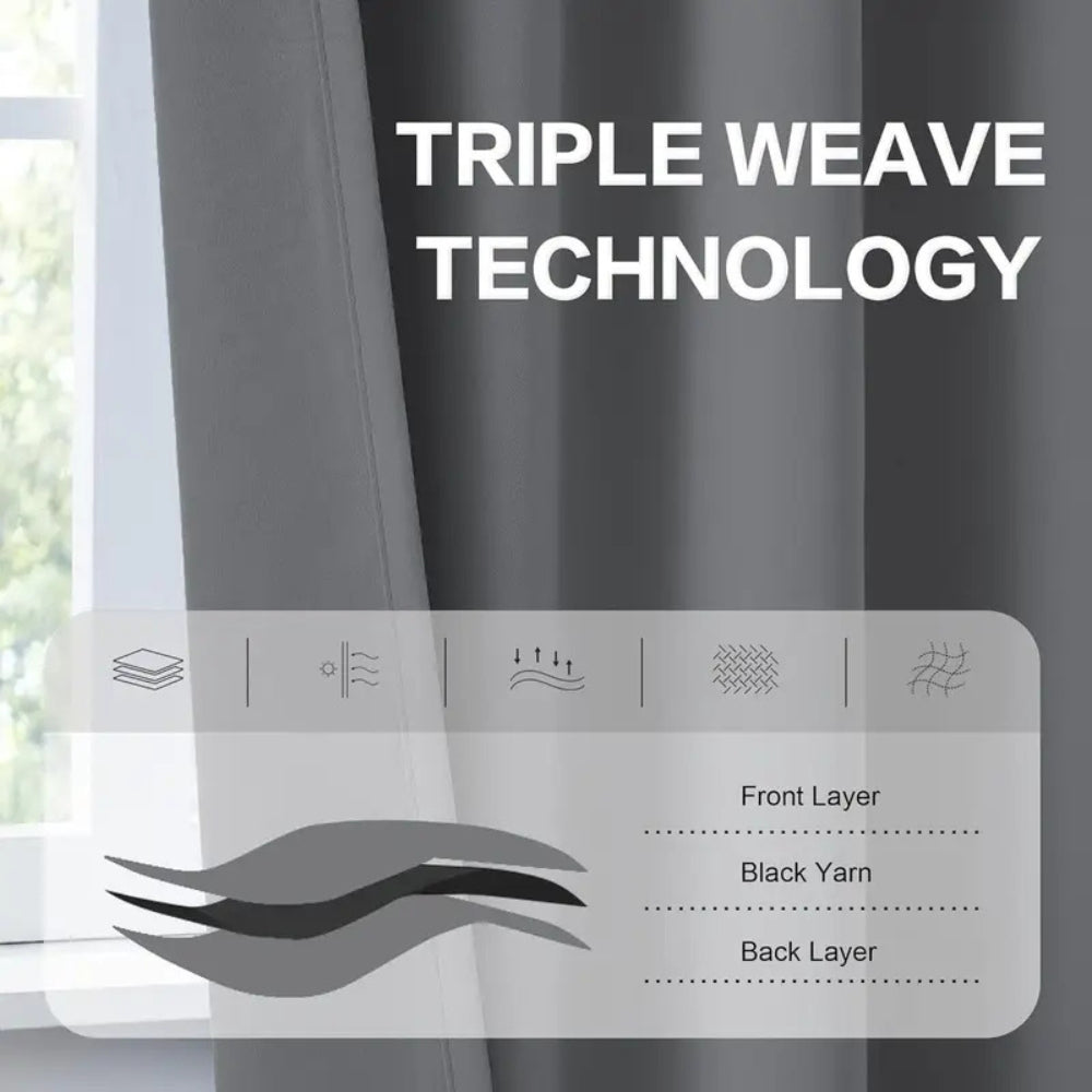 Noiréa Thermische Blackout Gordijnen
