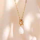Gigi - Freshwater Pearl Necklace — made with care and attention to detail. Gigi - Freshwater Pearl Necklace — made with care and attention to detail.