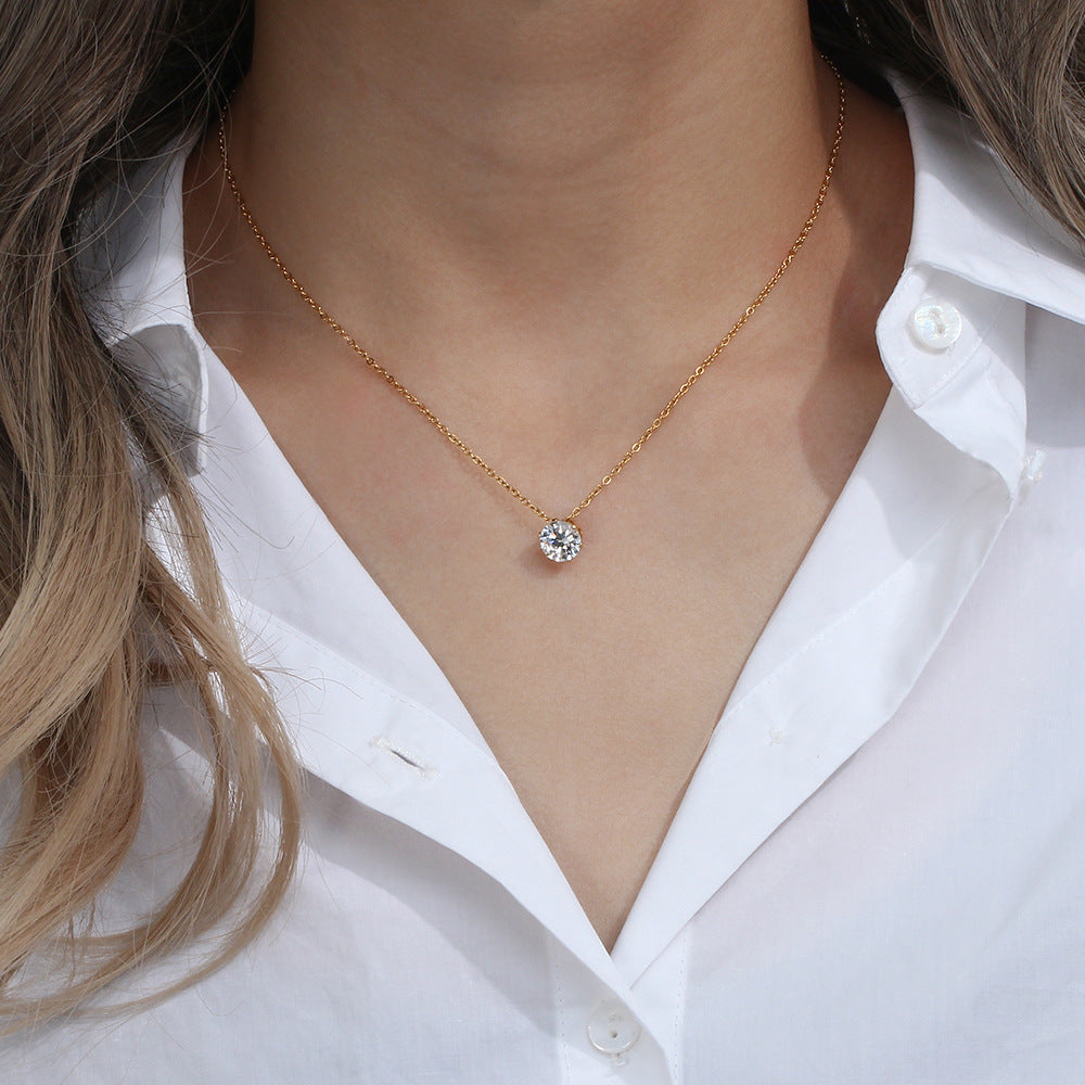 Gail - Diamond Gold Necklace — perfect for those who value comfort and design. Gail - Diamond Gold Necklace — perfect for those who value comfort and design.