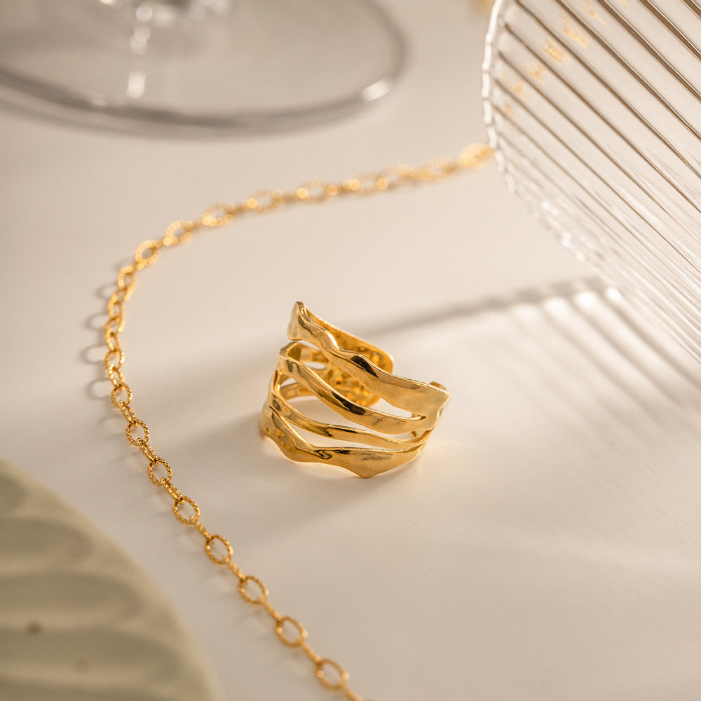 Caitlin - Layered Ring — perfect for those who value comfort and design. Caitlin - Layered Ring — perfect for those who value comfort and design.
