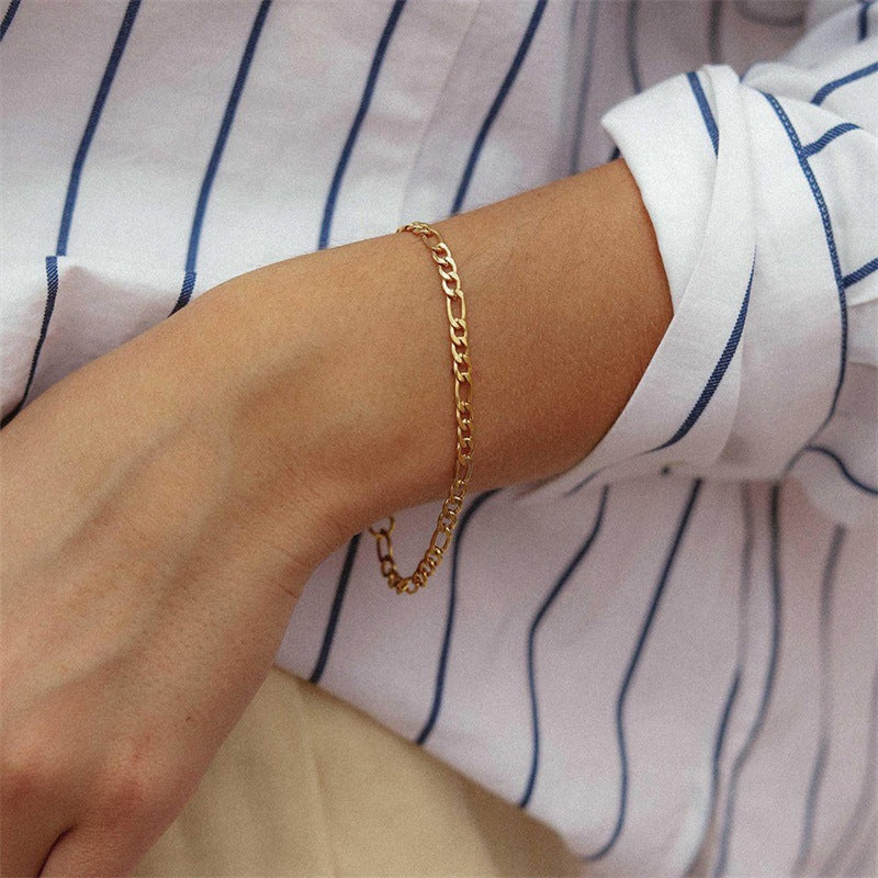 Bethany - Sleek Link Chain Bracelet — crafted for everyday quality. Bethany - Sleek Link Chain Bracelet — crafted for everyday quality.