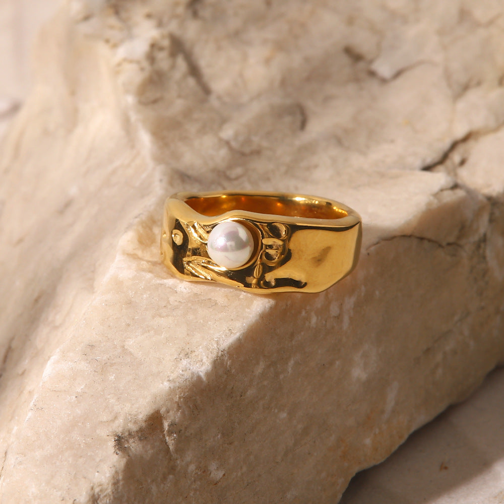 Cerulia - Freshwater Pearl Ring — bringing modern charm to your space. Cerulia - Freshwater Pearl Ring — bringing modern charm to your space.