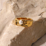 Cerulia - Freshwater Pearl Ring — bringing modern charm to your space. Cerulia - Freshwater Pearl Ring — bringing modern charm to your space.