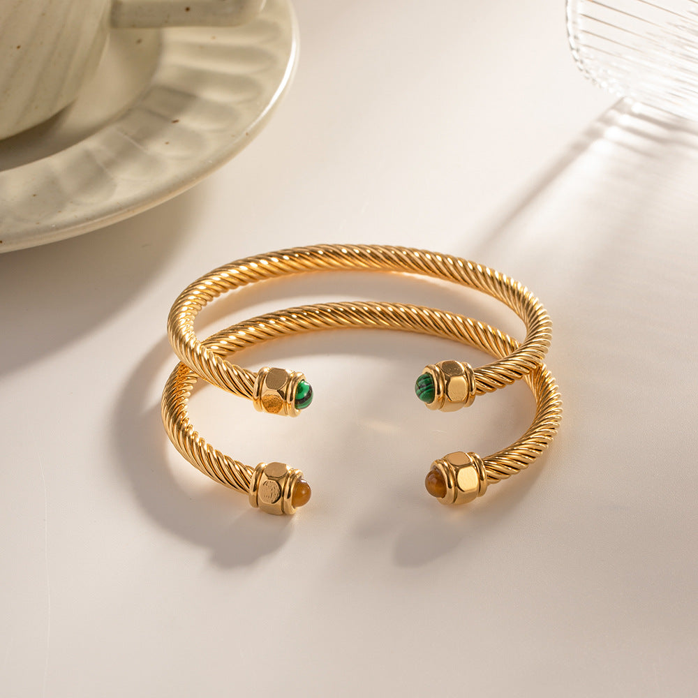 Polly - Gold Rope Bracelet — bringing modern charm to your space. Polly - Gold Rope Bracelet — bringing modern charm to your space.