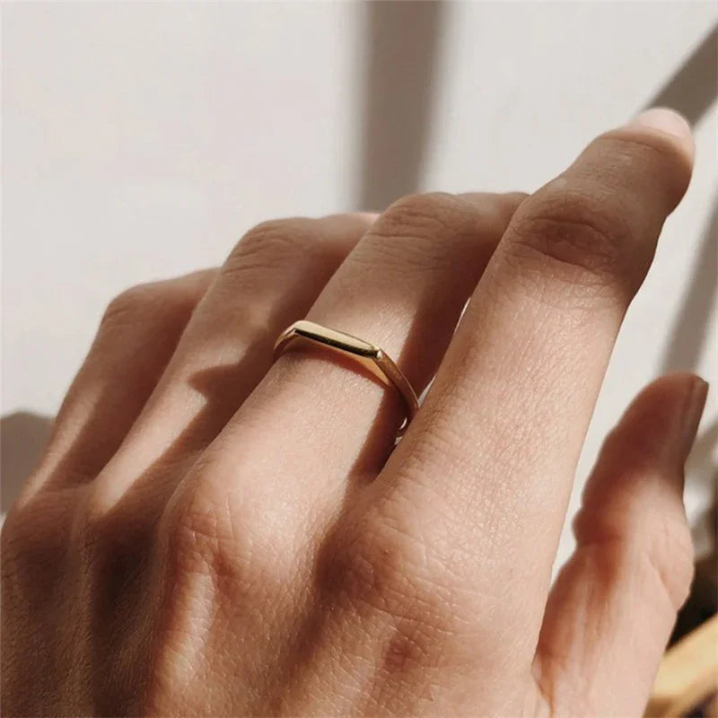 Natalie - Geometric Ring — made with care and attention to detail. Natalie - Geometric Ring — made with care and attention to detail.