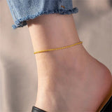 Samantha - Chain Anklet — bringing modern charm to your space. Samantha - Chain Anklet — bringing modern charm to your space.