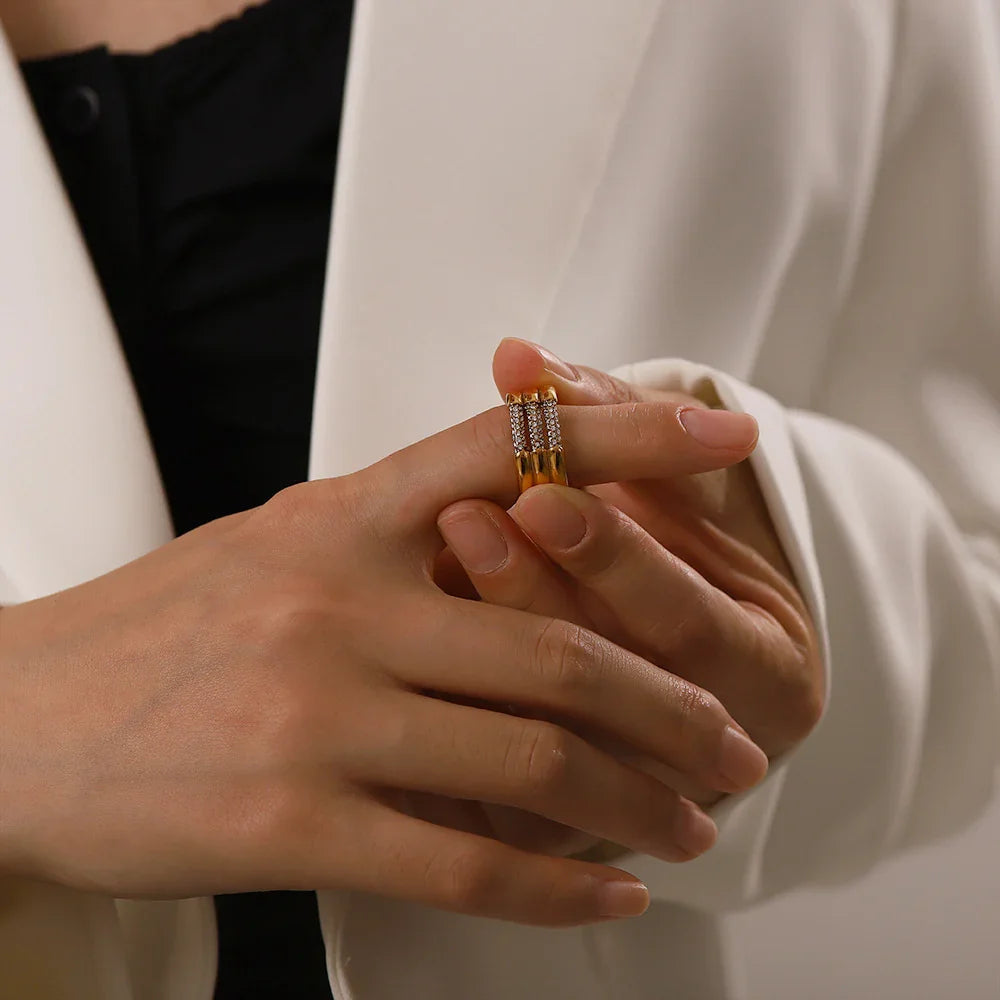 Morgan - Gold Ring — bringing modern charm to your space. Morgan - Gold Ring — bringing modern charm to your space.