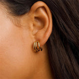 Peyton - Curve Earrings — designed to inspire your lifestyle. Peyton - Curve Earrings — designed to inspire your lifestyle.