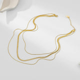 Zafina - Gold Chain Necklace — made with care and attention to detail. Zafina - Gold Chain Necklace — made with care and attention to detail.