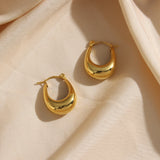 Evie - Gold Hoop Earrings — made with care and attention to detail. Evie - Gold Hoop Earrings — made with care and attention to detail.