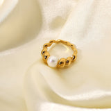 Beatrice - Freshwater Pearl Ring — made with care and attention to detail. Beatrice - Freshwater Pearl Ring — made with care and attention to detail.