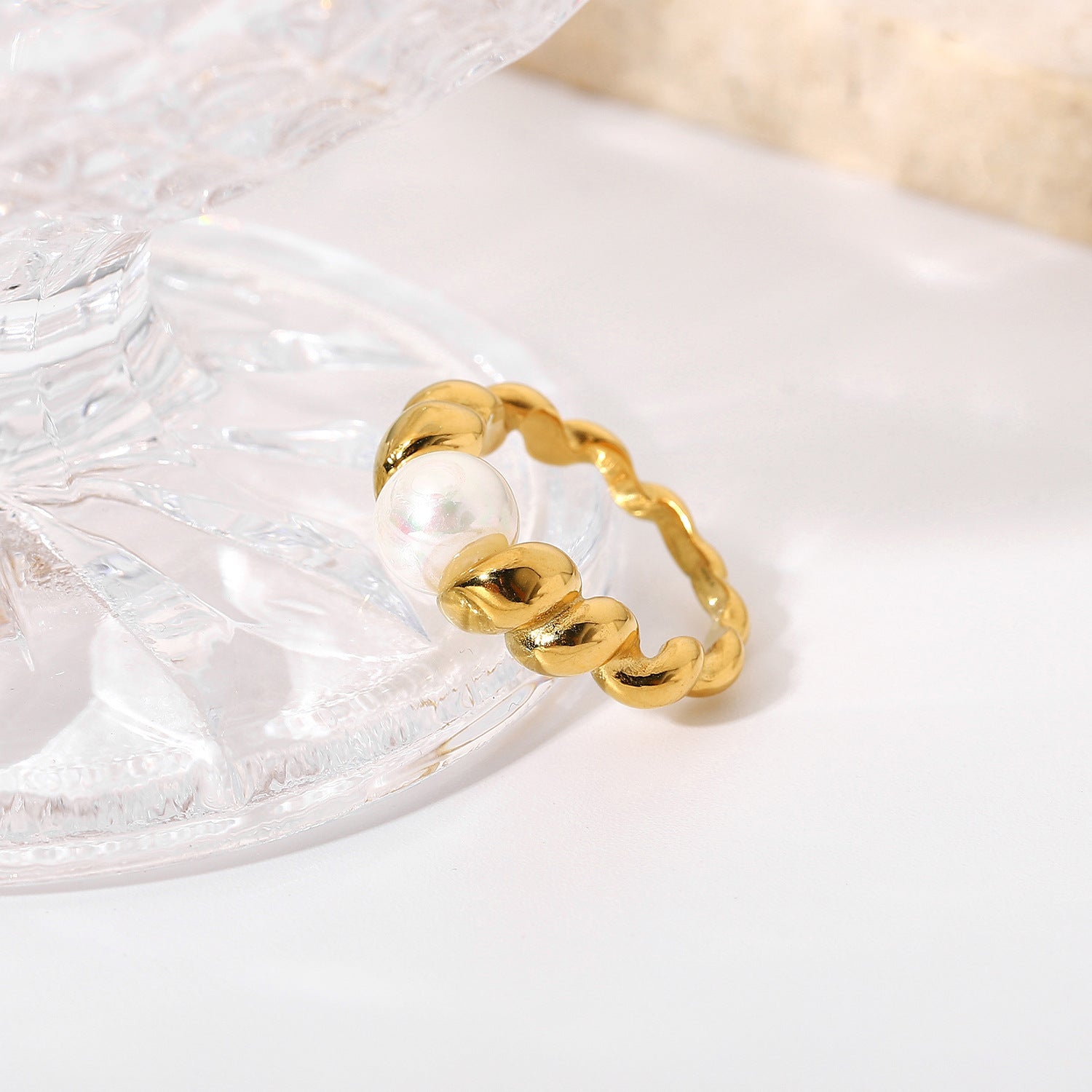 Beatrice - Freshwater Pearl Ring — made with care and attention to detail. Beatrice - Freshwater Pearl Ring — made with care and attention to detail.