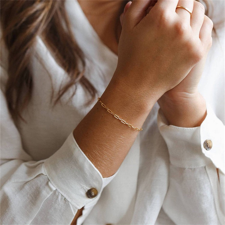 Lexi - Paperclip Chain Bracelet — designed to inspire your lifestyle. Lexi - Paperclip Chain Bracelet — designed to inspire your lifestyle.