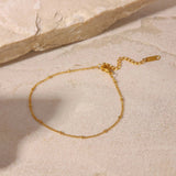 Wren - Gold Anklet — made with care and attention to detail. Wren - Gold Anklet — made with care and attention to detail.