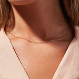 Ella - Gold Bead Chain Necklace — perfect for those who value comfort and design. Ella - Gold Bead Chain Necklace — perfect for those who value comfort and design.