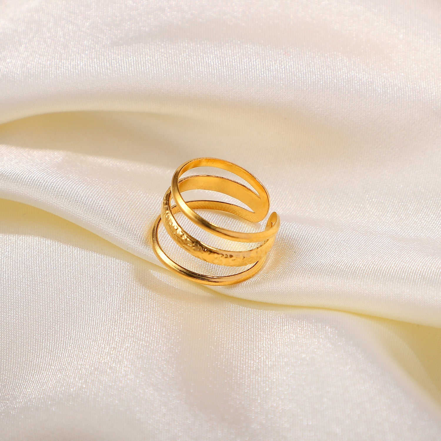 Esme - Layered Gold Ring — made with care and attention to detail. Esme - Layered Gold Ring — made with care and attention to detail.