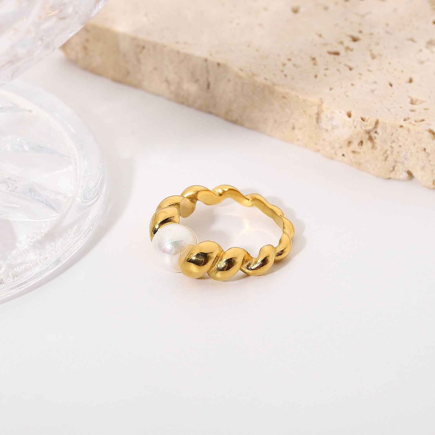 Beatrice - Freshwater Pearl Ring — made with care and attention to detail. Beatrice - Freshwater Pearl Ring — made with care and attention to detail.