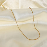 Ella - Gold Bead Chain Necklace — perfect for those who value comfort and design. Ella - Gold Bead Chain Necklace — perfect for those who value comfort and design.