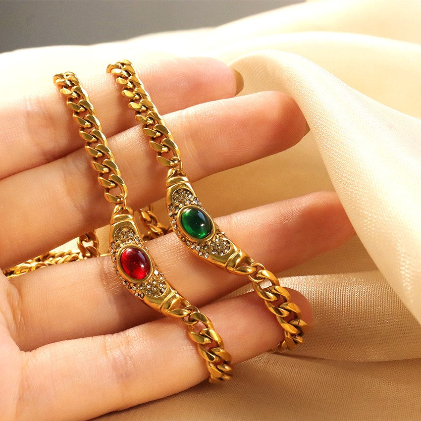 Jasmine - Vintage Gemstone Necklace — crafted for everyday quality. Jasmine - Vintage Gemstone Necklace — crafted for everyday quality.