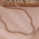 Edith - Diamond Tennis Necklace — crafted for everyday quality. Edith - Diamond Tennis Necklace — crafted for everyday quality.