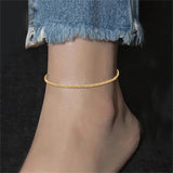 Samantha - Chain Anklet — bringing modern charm to your space. Samantha - Chain Anklet — bringing modern charm to your space.
