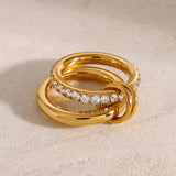 Celest - Stacked Diamond Ring — bringing modern charm to your space. Celest - Stacked Diamond Ring — bringing modern charm to your space.