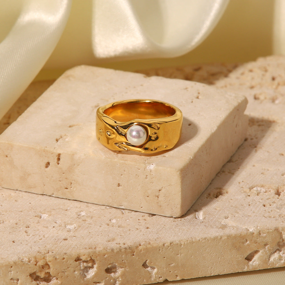 Cerulia - Freshwater Pearl Ring — bringing modern charm to your space. Cerulia - Freshwater Pearl Ring — bringing modern charm to your space.