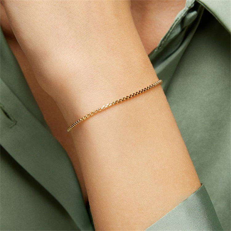 Caroline - Slim Chain Bracelet — made with care and attention to detail.