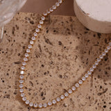 Edith - Diamond Tennis Necklace — crafted for everyday quality. Edith - Diamond Tennis Necklace — crafted for everyday quality.